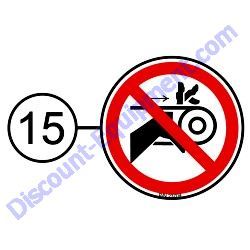 REF #15 - 23704 ISO DECAL GUARD WARNING 2.00" DIA Multiquip Whiteman J3036H55 Walk-Behind Trowel