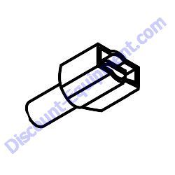 30717 TERMINAL PUSH MALE INSUL 12-10 AWG Multiquip Whiteman J36E2 Walk-Behind Trowel