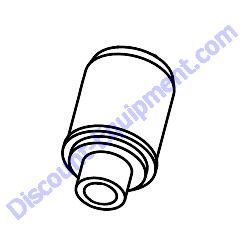 30722 CONNECTOR PUSH-ON 1/2" ZINC Multiquip Whiteman J36E2 Walk-Behind Trowel