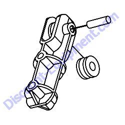 20280 BLOCK PITCH CONTROL Multiquip Whiteman PRO-Series Walk-Behind Trowel