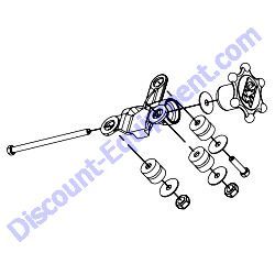 30206 VIBE CHASSIS ASSEMBLY Multiquip Whiteman PRO-Series Walk-Behind Trowel