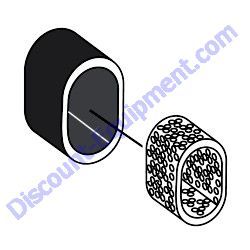 17210ZE2515 FILTER DUAL AIR Multiquip Whiteman PRO-Series Walk-Behind Trowel