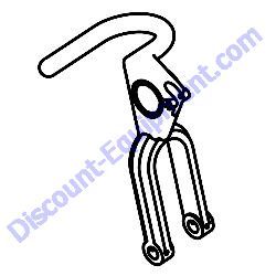 20390 (20389) HANDLE QUICK-PITCH Multiquip Whiteman J36 Series Walk-Behind Trowel