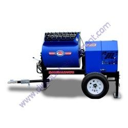 Marshalltown 1620MP13HBO Mortar/Plaster Mixer, 1620MP, GX390 Honda, Hydraulic, 2" Ball Coupler, Outriggers - 27318