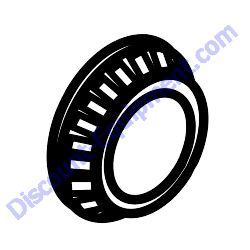 0735 BEARING CONE TIMKEN #A6075 Multiquip Whiteman HHNG5 Ride-On Trowel