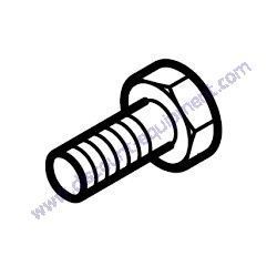 6159 A SCREW HHC 1/2-13 X 2" Multiquip Whiteman HHNG5 Ride-On Trowel