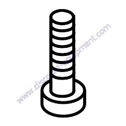11145 SCREW SHC 1/2-20 X 3" PLATED Multiquip Whiteman HHNG5 Ride-On Trowel