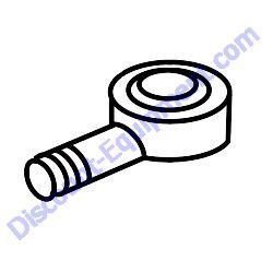 21944 ROD END 1/2"-20 M RH WITH CUSTOM BALL Multiquip Whiteman HHNG5 Ride-On Trowel