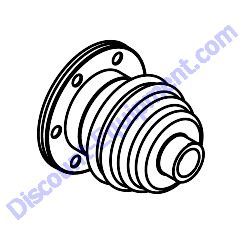 2259 BOOT CV JOINT RIDERS ASSEMBLY Multiquip Whiteman HHNG5 Ride-On Trowel