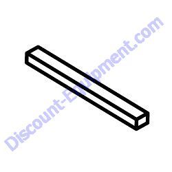 20363 KEY STEEL .188 X .250 X 2.5 Multiquip Whiteman HHNG5 Ride-On Trowel