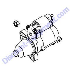 845760 STARTER MOTOR Multiquip Whiteman HHNG5 Ride-On Trowel
