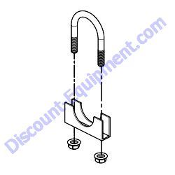 10855 CLAMP 1-1/2" MUFFLER Multiquip Whiteman HHNG5 Ride-On Trowel