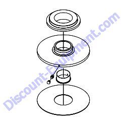 20938 THRUST COLLAR ASSEMBLY Multiquip Whiteman HHNG5 Ride-On Trowel