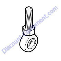 1723 ROD END 5/16"-24 MALE RH Multiquip Whiteman HHNG5 Ride-On Trowel