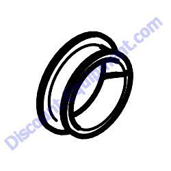 38368 BUSHING SPLIT FLANGED 1/2" ID Multiquip Whiteman HHNG5 Ride-On Trowel