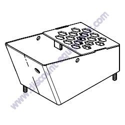 23592 FOOT RISER W/A ACCELERATOR SIDE Multiquip Whiteman HHNG5 Ride-On Trowel