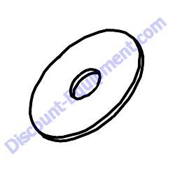 933213 WASHER FENDER 5/16" X 1" ZINC Multiquip Whiteman HHNG5 Ride-On Trowel