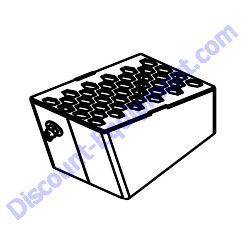 23568 FOOT RISER LEFT SIDE Multiquip Whiteman HHNG5 Ride-On Trowel