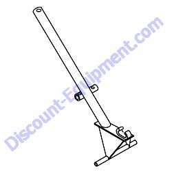 10445 FRAME Multiquip Whiteman HHNG5 Ride-On Trowel