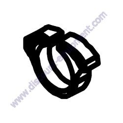 2918 CLAMP HOSE 475-536 ID Multiquip Whiteman HHNG5 Ride-On Trowel