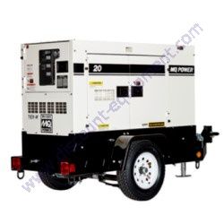 Multiquip DCA20SPXU4F Generator 20kW 1Ph Isuzu 4LE2T Tier 4F