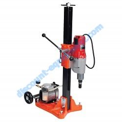 Norton Clipper DR620 Core Drill Rig Pkg w/ Vacuum Pump, DS6 base 20Amp Milwaukee Motor 115 V/ 1 PlH 450RPM 70184600925