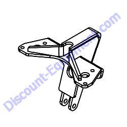 23093 BRACKET GEAR BOX STEERING SUPPORT Multiquip Whiteman HHXDF5 Ride-On Trowel