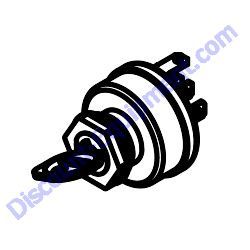 23959 SWITCH IGNITION Multiquip Whiteman HHXDF5 Ride-On Trowel