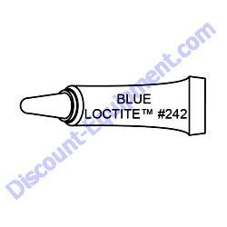 60091 LOCTITE #242 BLUE 0.5CC BOTTLE Multiquip Whiteman HHXDF5 Ride-On Trowel