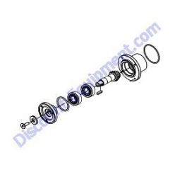 21853854INPUT PINION/HUB/COUPLER INPUT KIT Multiquip Whiteman HHXDF5 Ride-On Trowel