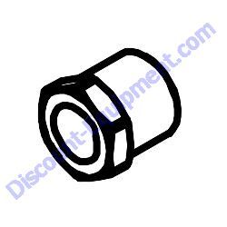 30384 FITTING 1/4 MNPT X 1/4 FNPT Multiquip Whiteman HHXDF5 Ride-On Trowel