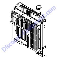 23729 RADIATOR HHX RCP 79000792 Multiquip Whiteman HHXDF5 Ride-On Trowel