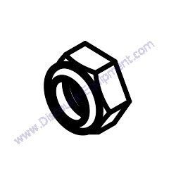 10019 NUT NYLOCK 10-32 Multiquip Whiteman HTN27K HTN28K Ride-On Trowel