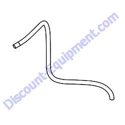 60004 FUEL HOSE .187" DIA 12" LENGTH Multiquip Whiteman HTN27K HTN28K Ride-On Trowel