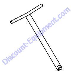 2336 UPPER HANDLE Multiquip Whiteman HTN27K HTN28K Ride-On Trowel