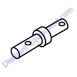 11684 DOLLY AXLE Multiquip Whiteman HTN27K HTN28K Ride-On Trowel
