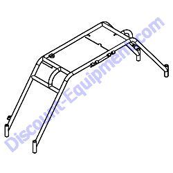 22129 FRAME W/A SEAT KOHLER Multiquip Whiteman HTN27K HTN28K Ride-On Trowel