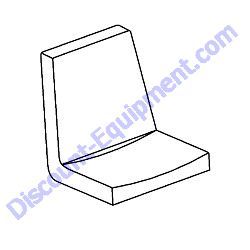 21861 SEAT MICHIGAN ADJUSTABLE W/O ARMS Multiquip Whiteman HTN27K HTN28K Ride-On Trowel