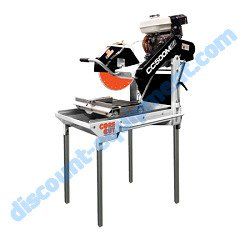 Diamond Products 5801217 Saw, Masonry W/14" Guard W/Water Pump, Gas 6.5HP Briggs Vanguard CC565MBVXL2 c/n 23961
