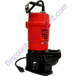 Multiquip ST2040TF Submersible Trash Pump, 2", Discharge, 79GPM w / Float, 1PH, 1HP, 115 Volt, Electric Motor