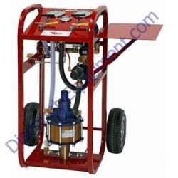 Rice Hydro HP-10V 1000 to 10,000 PSI, Plunger Pump, Pneumatic, Vertical High Pressure Pump System