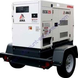 Airman Generator, Towable Diesel 25KVA SDG25S-8E1