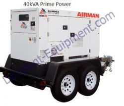 Airman Generator, Towable Diesel 40KVA SDG40S-8B1