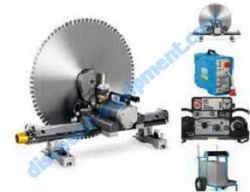 Diamond Products 5801529 Saw, Wall Complete Incl Saw/Motors, Blade Guard, Controller W/Remote And Track 460 VO WSE1217