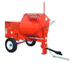 Essick EM12M Plaster, Stucco & Mortar Mixer 12cu.ft. Honda 11.7HP Steel Drum
