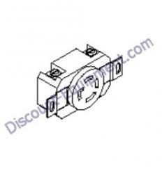 686160GT RECEPTACLE 30A 120/240V 4 POLE Terex RL4 Vertical Mast Light Tower