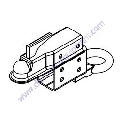 34792ZC Weldment Combo Hitch 2.50 Tongue Magnum MLT6SK / MLT6SM / MLT8SK Light Towers