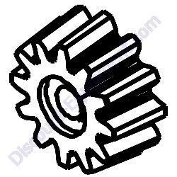 0200CR04TR Pinion 12-Teeth TK Equipment MM6/MM6P MM8/MM8P MM10 Mortar Mixers