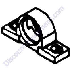 00CHPI2100 (T150) PILLOW BLOCK, 1" (INCLUDES 7,8 Y 9) Genuine OEM parts for TK BBS20