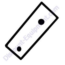 0200RF01AS Rubber Center Blade TK Equipment HM16 Hydraulic Mortar Mixer